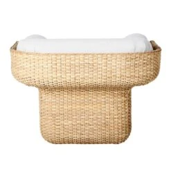 GUBI Basket Lounge Chair, Rattan - Lorkey 40 -Gubi Basket Lounge Chair Limonta Lorkey 40 3