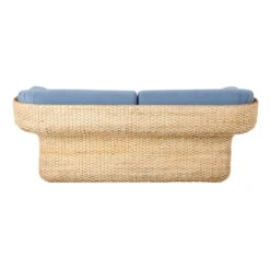 GUBI Basket 2-seater Sofa, Rattan - Sunday 002 -Gubi Basket 2 seater Dedar Sunday 002 3