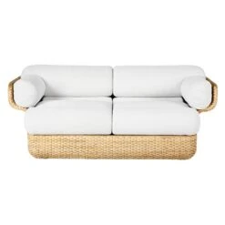 GUBI Basket 2-seater Sofa, Rattan - Lorkey 40 -Gubi Basket 2 seater Limonta Lorkey 40 1