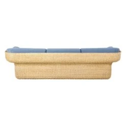 GUBI Basket 3-seater Sofa, Rattan - Sunday 002 -Gubi Basket 3 seater Dedar Sunday 002 3