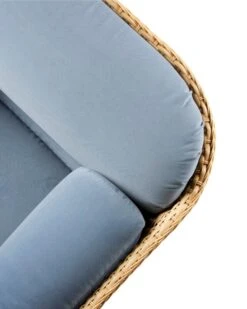 GUBI Basket 2-seater Sofa, Rattan - Sunday 002 -Gubi Basket Dedar Sunday 002 Detail