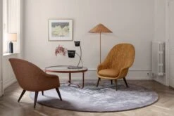 GUBI Gravity Table Lamp, Large, Grey Marble -Gubi BatLoungeChairHighBack BatLoungeChairLowBack 9602FloorLamp GravityTableLampSmall AdnetCoffeeTable 100 MategotFlowerPot