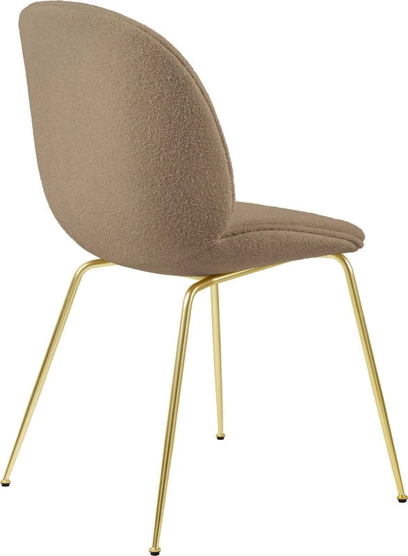 GUBI Beetle Chair, Brass - Light Boucle 03 4 GUBI Beetle Chair, Brass - Light Boucle 03 - Image 2