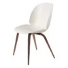 GUBI Beetle Chair, American Walnut - Alabaster White 2 GUBI Beetle Chair, American Walnut - Alabaster White -Gubi Beetle DiningChair Wood Unupholstered AmericanWalnut AlabasterWhite F3Q
