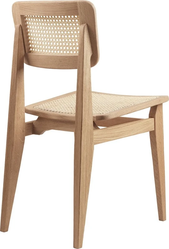 GUBI C-Chair, Cane - Oiled Oak 4 GUBI C-Chair, Cane - Oiled Oak - Image 2
