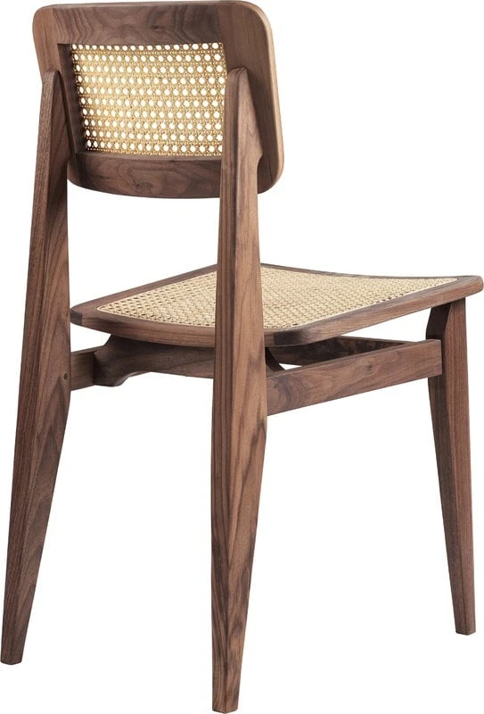 GUBI C-Chair, Cane - Oiled Walnut 4 GUBI C-Chair, Cane - Oiled Walnut - Image 2