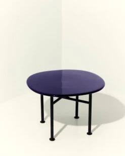 GUBI Carmel Coffee Table, 60 X 60 Cm, Black Semi Matt - Pacific Blue 10 GUBI Carmel Coffee Table, 60 X 60 Cm, Black Semi Matt - Pacific Blue -Gubi CARMEL 7
