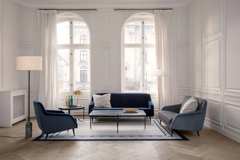 GUBI Gravity Floor Lamp, Black Marble 5 GUBI Gravity Floor Lamp, Black Marble - Image 3