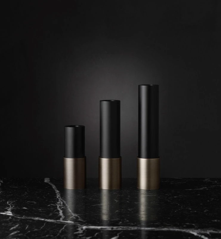 GUBI Candlestick, 12 Cm, Antique Brass 5 GUBI Candlestick, 12 Cm, Antique Brass - Image 3