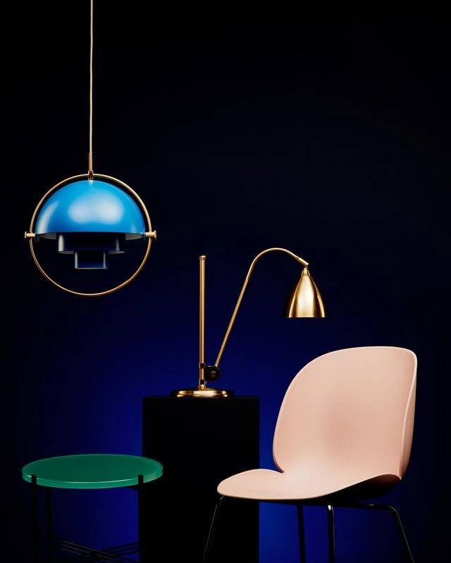 GUBI Beetle Chair, Black Chrome - Sweet Pink 5 GUBI Beetle Chair, Black Chrome - Sweet Pink - Image 3