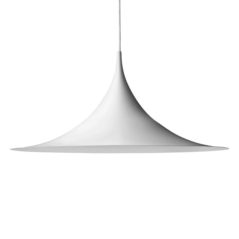 GUBI Semi Pendant 60 Cm, Matt White 3 GUBI Semi Pendant 60 Cm, Matt White