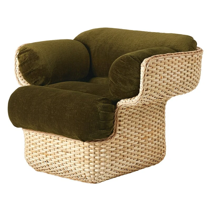 GUBI Basket Lounge Chair, Rattan - Mumble 40 3 GUBI Basket Lounge Chair, Rattan - Mumble 40