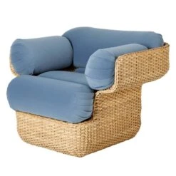 GUBI Basket Lounge Chair, Rattan - Sunday 002