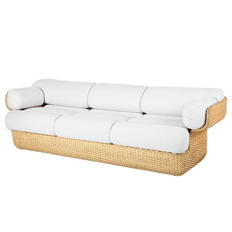 GUBI Basket 3-seater Sofa, Rattan - Lorkey 40 3 GUBI Basket 3-seater Sofa, Rattan - Lorkey 40
