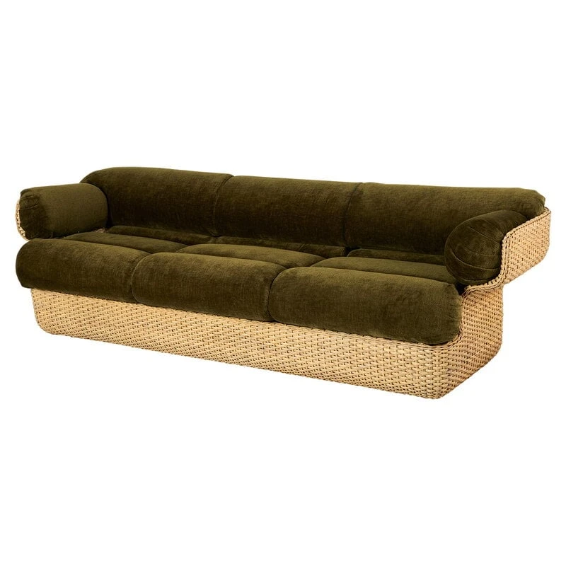 GUBI Basket 3-seater Sofa, Rattan - Mumble 40 3 GUBI Basket 3-seater Sofa, Rattan - Mumble 40
