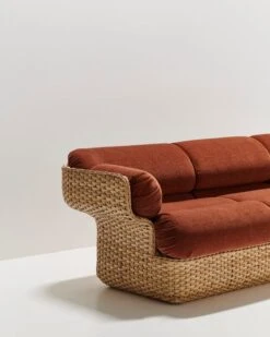 GUBI Basket 3-seater Sofa, Rattan - Belsuede Special FR 133 13 GUBI Basket 3-seater Sofa, Rattan - Belsuede Special FR 133 -Gubi GUBI BASKET CONCEPT FALL 22 16 1