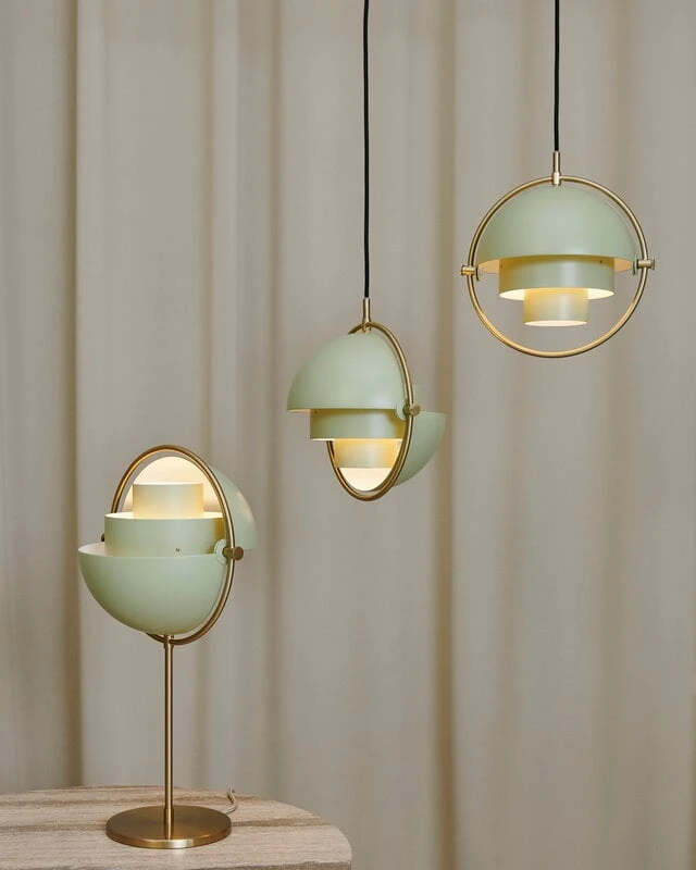 GUBI Multi-Lite Pendant, Small, Brass - Desert Sage 8 GUBI Multi-Lite Pendant, Small, Brass - Desert Sage - Image 6