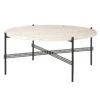 GUBI TS Coffee Table, 80 Cm, Black - White Travertine 1 GUBI TS Coffee Table, 80 Cm, Black - White Travertine -Gubi Gubi21 TS80 7 SM