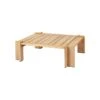 GUBI Atmosfera Coffee Table, 113 X 100 Cm, Teak 2 GUBI Atmosfera Coffee Table, 113 X 100 Cm, Teak -Gubi Gubi 10086051 F3Q Atmosfera Coffee Table 110x105 ee 1