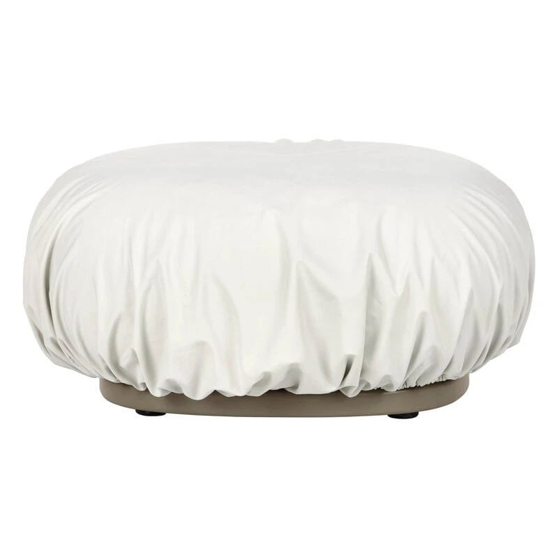 GUBI Pacha Outdoor Ottoman Cover, White 3 GUBI Pacha Outdoor Ottoman Cover, White