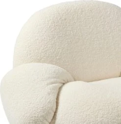 GUBI Pacha Lounge Chair With Armrest, Pearl Gold - Karakorum 001 9 GUBI Pacha Lounge Chair With Armrest, Pearl Gold - Karakorum 001 -Gubi Gubi 2023 DTL Pacha Lounge Chair Karakorum Dedar 001