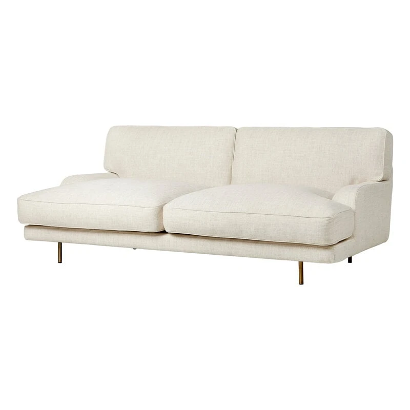 GUBI Flaneur 2-seater Sofa, Antique Brass - Indianskop 15 4 GUBI Flaneur 2-seater Sofa, Antique Brass - Indianskop 15 - Image 2
