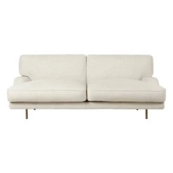 GUBI Flaneur 2-seater Sofa, Antique Brass - Indianskop 15