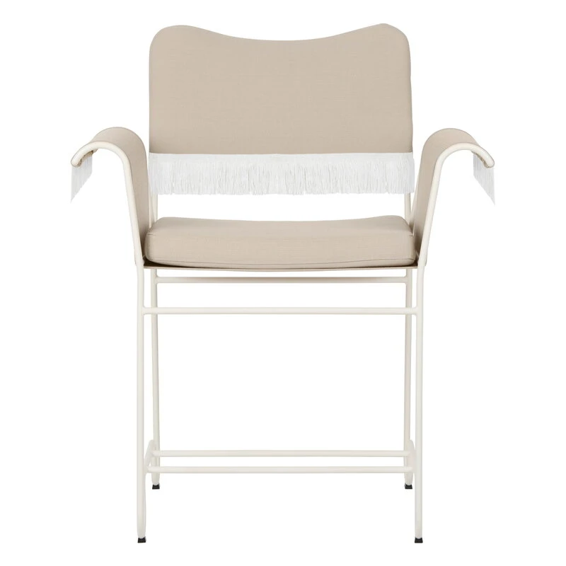 GUBI Tropique Chair With Fringes, Classic White - Leslie 12 4 GUBI Tropique Chair With Fringes, Classic White - Leslie 12 - Image 2