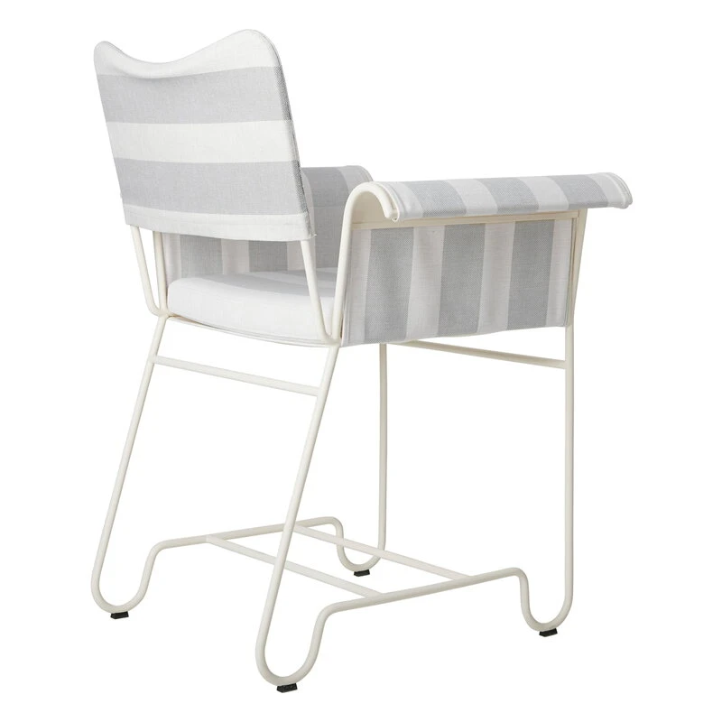 GUBI Tropique Chair, Classic White - Leslie Stripe 20 7 GUBI Tropique Chair, Classic White - Leslie Stripe 20 - Image 5