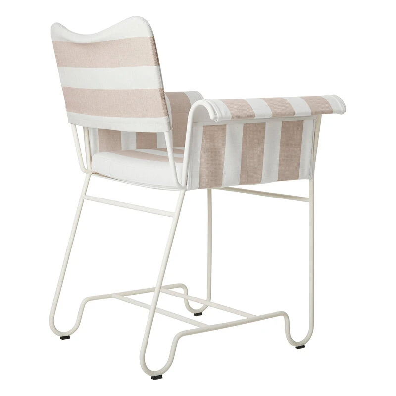 GUBI Tropique Chair, Classic White - Leslie Stripe 40 4 GUBI Tropique Chair, Classic White - Leslie Stripe 40 - Image 2