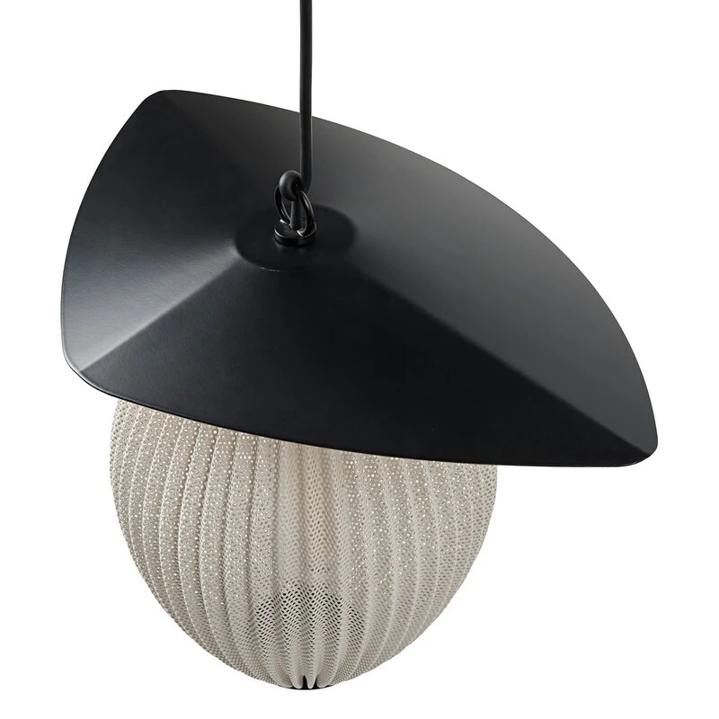 GUBI Satellite Outdoor Pendant, 27 Cm, Black - Cream White 8 GUBI Satellite Outdoor Pendant, 27 Cm, Black - Cream White - Image 6