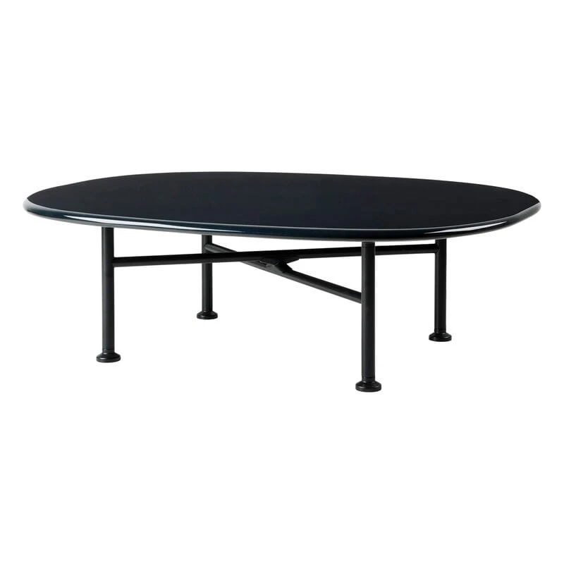 GUBI Carmel Coffee Table, 87,5 X 70 Cm, Black - Midnight Black 3 GUBI Carmel Coffee Table, 87,5 X 70 Cm, Black - Midnight Black