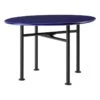 GUBI Carmel Coffee Table, 60 X 60 Cm, Black Semi Matt - Pacific Blue 2 GUBI Carmel Coffee Table, 60 X 60 Cm, Black Semi Matt - Pacific Blue -Gubi Gubi 2023 F3Q Carmel Small 60x60 Pacific Blue