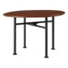 GUBI Carmel Coffee Table, 60 X 60 Cm, Black - Rock Red -Gubi Gubi 2023 F3Q Carmel Small 60x60 Rock Red