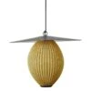 GUBI Satellite Outdoor Pendant, 27 Cm, Black - Mustard Gold 2 GUBI Satellite Outdoor Pendant, 27 Cm, Black - Mustard Gold -Gubi Gubi 2023 FRT Satelite Pendant 7 Mustard Gold Semi Matt
