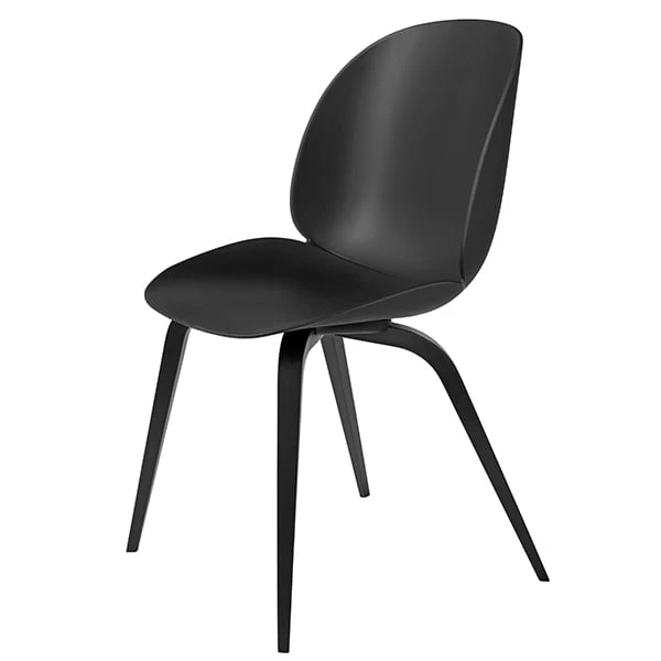 GUBI Beetle Chair, Black Beech - Black 3 GUBI Beetle Chair, Black Beech - Black