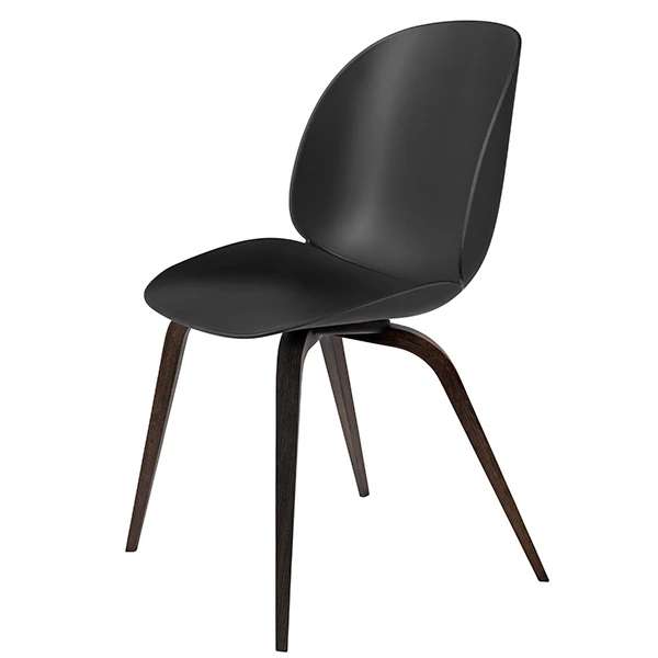 GUBI Beetle Chair, Smoked Oak - Black 3 GUBI Beetle Chair, Smoked Oak - Black