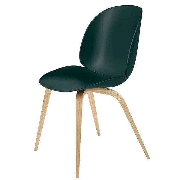 GUBI Beetle Chair, Oak - Green 3 GUBI Beetle Chair, Oak - Green