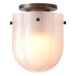 GUBI Seine Ceiling Lamp, Antique Brass - Coral -Gubi Gubi FRT Seine Ceiling Lamp Antique Brass Coral On