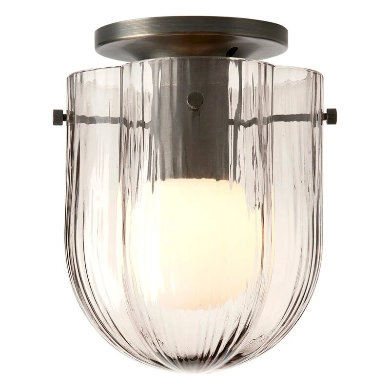 GUBI Seine Ceiling Lamp, Antique Brass - Smoke 5 GUBI Seine Ceiling Lamp, Antique Brass - Smoke - Image 3