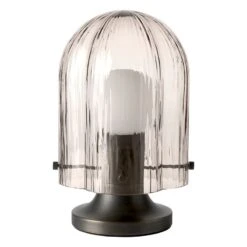 GUBI Seine Table Lamp, Antique Brass - Smoke