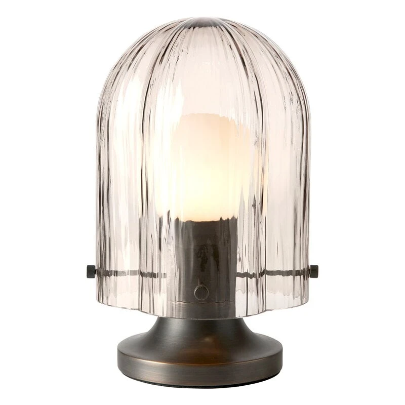 GUBI Seine Table Lamp, Antique Brass - Smoke 4 GUBI Seine Table Lamp, Antique Brass - Smoke - Image 2