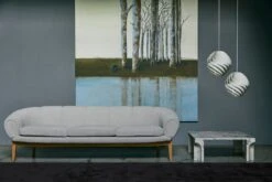 GUBI Turbo Pendant, 36 Cm, Alabaster White, Glossy -Gubi Gubi Fall 2022 57