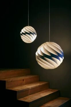 GUBI Turbo Pendant, 36 Cm, Alabaster White, Glossy -Gubi Gubi Fall 2022 64