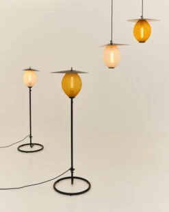GUBI Satellite Outdoor Pendant, 27 Cm, Black - Mustard Gold 10 GUBI Satellite Outdoor Pendant, 27 Cm, Black - Mustard Gold -Gubi Gubi SATELITE LAMP 1