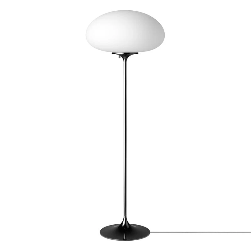 GUBI Stemlite Floor Lamp, 110 Cm, Dimmable, Black Chrome 2 GUBI Stemlite Floor Lamp, 110 Cm, Dimmable, Black Chrome