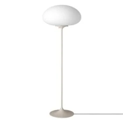 GUBI Stemlite Floor Lamp, 110 Cm, Dimmable, Pebble Grey
