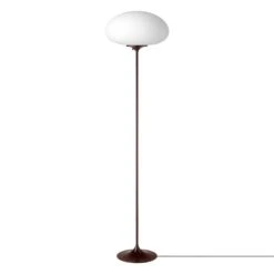 GUBI Stemlite Floor Lamp, 150 Cm, Dimmable, Black Red