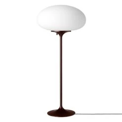 GUBI Stemlite Table Lamp, 70 Cm, Dimmable, Black Red