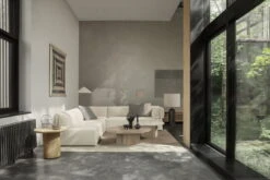 GUBI Epic Coffee Table, Round, 110 Cm, Warm Taupe Travertine 9 GUBI Epic Coffee Table, Round, 110 Cm, Warm Taupe Travertine -Gubi MoonLoungeTable WonderSofa 9602FloorLamp EpicCoffeeTable GravityFloorLampXL Off